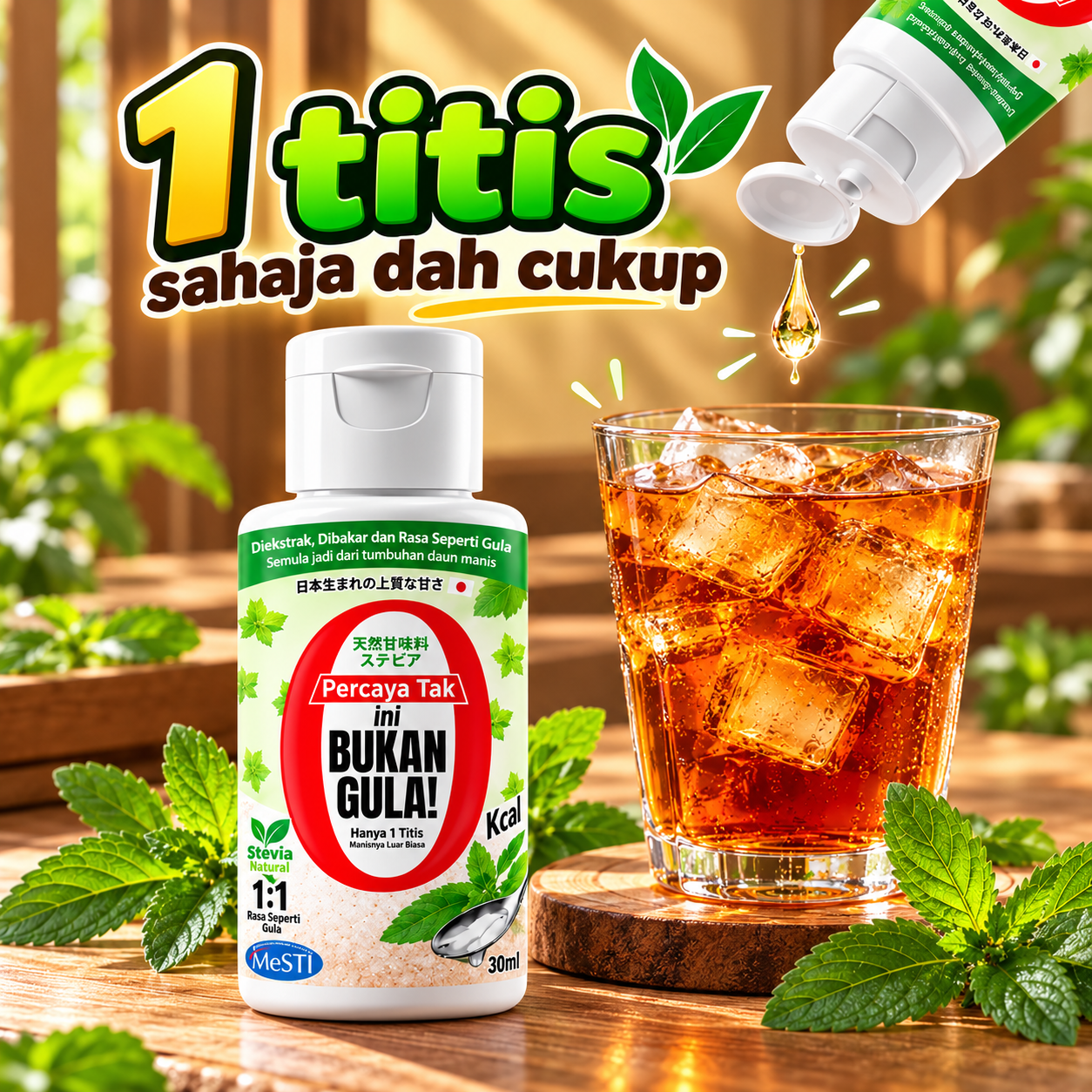Pengenalan Stevia Drop Japan